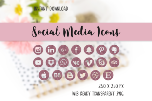 Download Rosegold Social Media Icons - Premium Resources