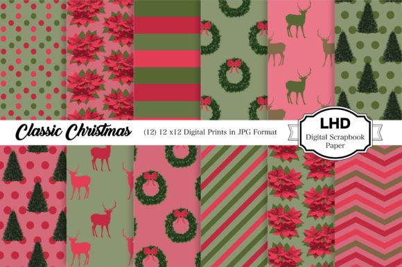 Download Digital Paper Christmas Digital Prints - Christmas Collection
