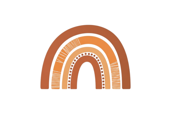 Download Boho Rainbow Arch with Warm Earth Tones - Premium Resources