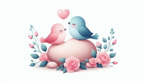 Download Bluebirds Pebble Love - Pebble Collection