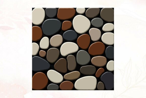 Download Smooth 3D Pebble Stone Pattern - Pebble Collection