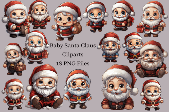 Download Baby Santa Clause, Cute Christmas Bundle - Christmas Collection