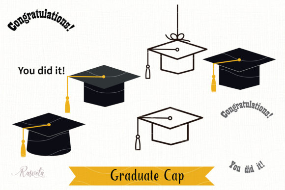 Download Silhouette Graduate Cap Clipart 2020 - Silhouette Collection