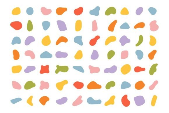 Download Various Blotch. Random Color Blobs, - Blotch Collection