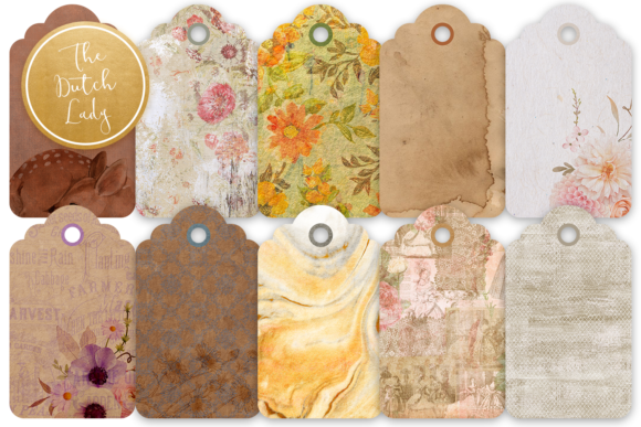 Download Label &amp; Tag Clipart Set Earth Tones - Earth tones Collection