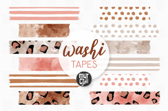 Download Boho Earth Tones Washi Tapes MD - Earth tones Collection