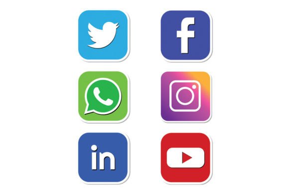 Download Set of Social Media Icons - Social media icons Collection