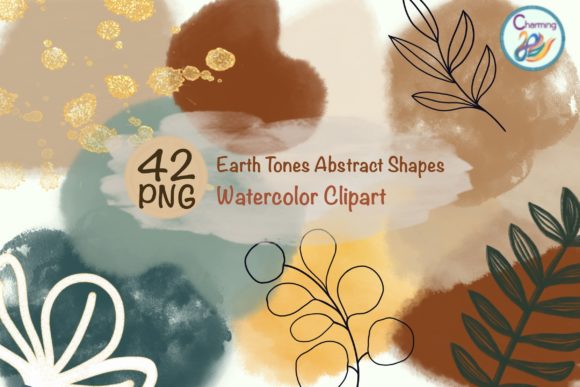 Download Watercolor Elements|Earth Tones Abstract - Earth tones Collection